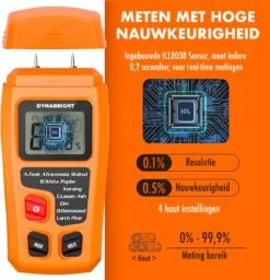 DynaBright Vochtmeter - Incl. Batterij - Digitale Hygrometer - Hout - Muur - Haardhout - Vochtigheid - Verlicht LCD Scherm 15 DynaBright Vochtmeter - Incl. Batterij - Digitale Hygrometer - Hout - Muur - Haardhout - Vochtigheid - Verlicht LCD Scherm -Makita || Merkloos || Stanley Verkoopwinkel 1160x1200 8