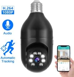 PuroTech Beveiligingscamera Zwart - IP Camera - E27 Dikke Fitting- Spy Camera - 2-Weg Audio - Beweeg En Geluidsdetectie - Nachtvisie - Draadloos - Huisdiercamera - Opslag In Cloud & App - Lamp Camera - 360 Graden Panoramisch 19 PuroTech Beveiligingscamera Zwart - IP Camera - E27 Dikke Fitting- Spy Camera - 2-Weg Audio - Beweeg En Geluidsdetectie - Nachtvisie - Draadloos - Huisdiercamera - Opslag In Cloud & App - Lamp Camera - 360 Graden Panoramisch -Makita || Merkloos || Stanley Verkoopwinkel 1161x1200 18