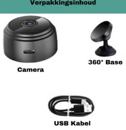 Olaf A9 - Huisdiercamera - Babyfoon - Mini Camera Met App - Audio - Nachtvisie - Live - 360° - Zwart -Makita || Merkloos || Stanley Verkoopwinkel 1162x1200 15