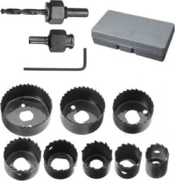 Merkloos Gatenzaagset 11-delig – Hole Saws 19mm, 22mm, 28mm, 32mm, 38mm, 44mm, 51mm En 64 Mm – 8 Stuks Gatenzaagset Voor Hout, Gipsplaat En Kunststof Buis -Makita || Merkloos || Stanley Verkoopwinkel 1162x1200 9