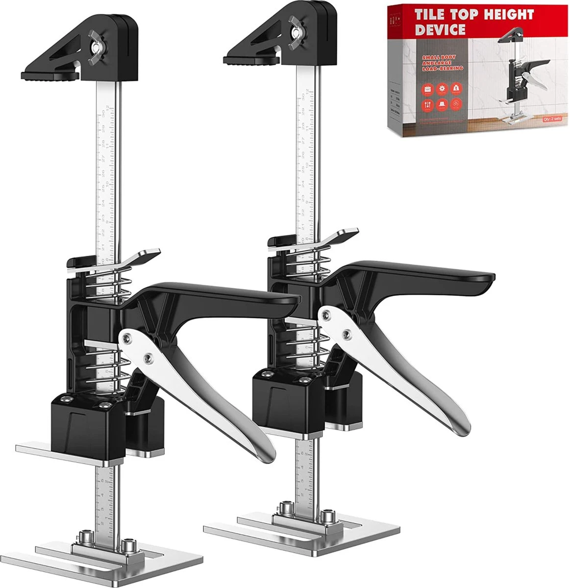 BOTC HandKrik - 1 Stuk - Platenlift - Badkamer - Deurlifter - Armlifter - Arbeidsbesparende Arm - 30cm Hoogte 1 BOTC HandKrik - 1 Stuk - Platenlift - Badkamer - Deurlifter - Armlifter - Arbeidsbesparende Arm - 30cm Hoogte