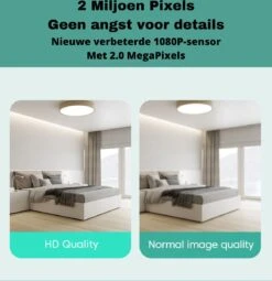 Olaf A9 - Huisdiercamera - Babyfoon - Mini Camera Met App - Audio - Nachtvisie - Live - 360° - Zwart -Makita || Merkloos || Stanley Verkoopwinkel 1164x1200 16