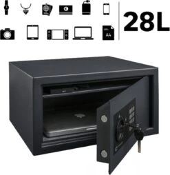 STANDERS - Elektronische Kluis - 28L - 35 X 44 X 23 Cm - Wandkluis - Codekluis - 2 Veiligheidssleutels - Elektronische Wachtwoordkluis -Makita || Merkloos || Stanley Verkoopwinkel 1165x1200 14