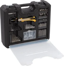 Powerplus POWX00830 Accu Boormachine - Schroefboormachine - Boormachine Accu - Accu Schroevendraaier - 20V - Incl. 2 X 20V Li-ion Accu's, Lader En 134-delige Gereedschapskoffer Met Schroefbits - Voor Hout, Steen En Metaal -Makita || Merkloos || Stanley Verkoopwinkel 1165x1200 9