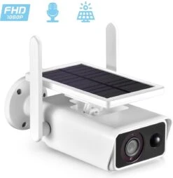 PuroTech IP Beveilingscamera - Buitencamera Met Zonnepaneel - Solar - Op Zonne Energie - Draadloos - Wifi Smart Waterproof IP66 - 1080P HD - Nachtzicht - Met Recorder -Makita || Merkloos || Stanley Verkoopwinkel 1166x1200 14