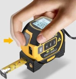 Levabe 3 In 1 Slimme Rolmaat - Digitale Laser - Afstandsmeter 40M - Elektronische Metrische Systeem - 5M Meetlint - Roestvrij - Display -Makita || Merkloos || Stanley Verkoopwinkel 1166x1200 4