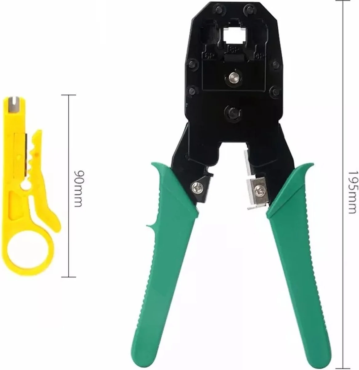 LOUZIR Krimptang UTP Netwerk Kabel RJ11 RJ12 RJ45 Cat 5E Cat6 - Kabelstripper - Striptang - Ethernet Netwerk Kabel Krimper - Cable Shrinker - Crimping Tool 8 LOUZIR Krimptang UTP Netwerk Kabel RJ11 RJ12 RJ45 Cat 5E Cat6 - Kabelstripper - Striptang - Ethernet Netwerk Kabel Krimper - Cable Shrinker - Crimping Tool - Afbeelding 8
