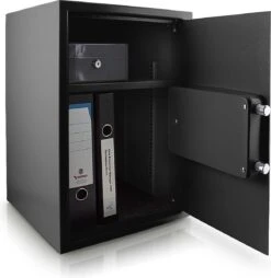 Merkloos Kluis Brandwerend - Elektronisch - Cijferslot - Sleutel - Muurbevestiging - 52L - 35x52x36 Cm - 20KG - Staal - Zwart -Makita || Merkloos || Stanley Verkoopwinkel 1167x1200 15