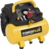 Powerplus POWX1721 Compressor - Luchtcompressor - 1100W - 8 Bar - Olievrij - 6L Tankinhoud