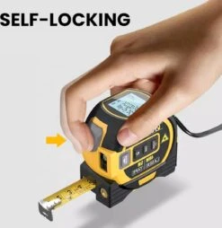 Staza - Rolmaat Multifunctionele Digitale Laser - 40M - Afstandsmeter - Elektronische Metrische Systeem - 5M Meetlint - Roestvrij - Afstandsmeters - Display - Slimme Rolmaat -Makita || Merkloos || Stanley Verkoopwinkel 1168x1200 1