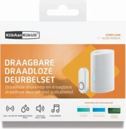 KlikAanKlikUit ACDB-9000AC - Draadloze Deurbel - Ontvanger Op Batterijen - Wit -Makita || Merkloos || Stanley Verkoopwinkel 1171x1200 19