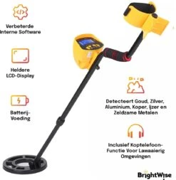 BrightWise® Professionele Metaaldetector Met LCD Display - Pinpointer - Metaaldetector Voor Volwassen - Hoofdtelefoon Aansluiting - Metaaldetector Profesioneel - Metaaldetector Voor Kinderen -Makita || Merkloos || Stanley Verkoopwinkel 1173x1200 1