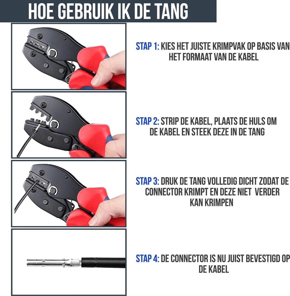 MC4 Connector Krimptang | Zonnepanelen - Solar Panel - Solar Kabel | 2.5-4-6mm2 5 MC4 Connector Krimptang | Zonnepanelen - Solar Panel - Solar Kabel | 2.5-4-6mm2 - Afbeelding 5