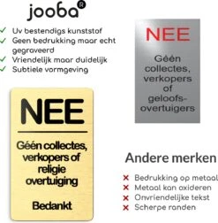 NEE Geen Collectes Verkopers Sticker - Nee Sticker - Goud - Vriendelijk - 8x5 Cm - Bel Niet Aan - Nee Nee Sticker Brievenbus - Colportage Sticker -Makita || Merkloos || Stanley Verkoopwinkel 1174x1200 28