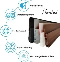 Huntex Zelfklevende Tochtstrip Voor Deuren - Wit - 100 X 5 CM - Tochtstopper - Tochtband - Tochtrol Voor Deuren - Deurborstel - Tochtborstel -Makita || Merkloos || Stanley Verkoopwinkel 1175x1200 16