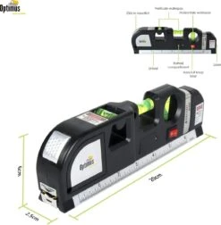 Optimus Professionele 4-in-1 Laser Waterpas - Incl. Batterij - Kruislijnlaser - Lijnlaser Waterpas - Zelfnivellerende - Rolmaat, Liniaal & Waterpas 16 Optimus Professionele 4-in-1 Laser Waterpas - Incl. Batterij - Kruislijnlaser - Lijnlaser Waterpas - Zelfnivellerende - Rolmaat, Liniaal & Waterpas -Makita || Merkloos || Stanley Verkoopwinkel 1176x1200 2