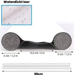 Merkloos Extra Isolerende Tochtrol Voor Deuren | 95 X 4 Cm | Dubbele Tochtrol | Tochtstopper | Tochtkussen Voor Deur | Tochtwering | Gemaakt Van Leer | Wit -Makita || Merkloos || Stanley Verkoopwinkel 1176x1200 30