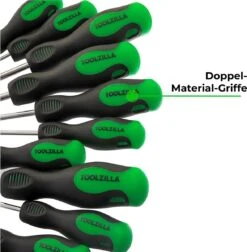 TOOLZILLA 10-delige Magnetische Schroevendraaierset Voor Alle Toepassingen - 3 Verschillende Modellen Voor Doe-het-zelvers, Met Platte Punt En Kruispunt Van Hoogwaardig Chroom-vanadium. -Makita || Merkloos || Stanley Verkoopwinkel 1177x1200 2