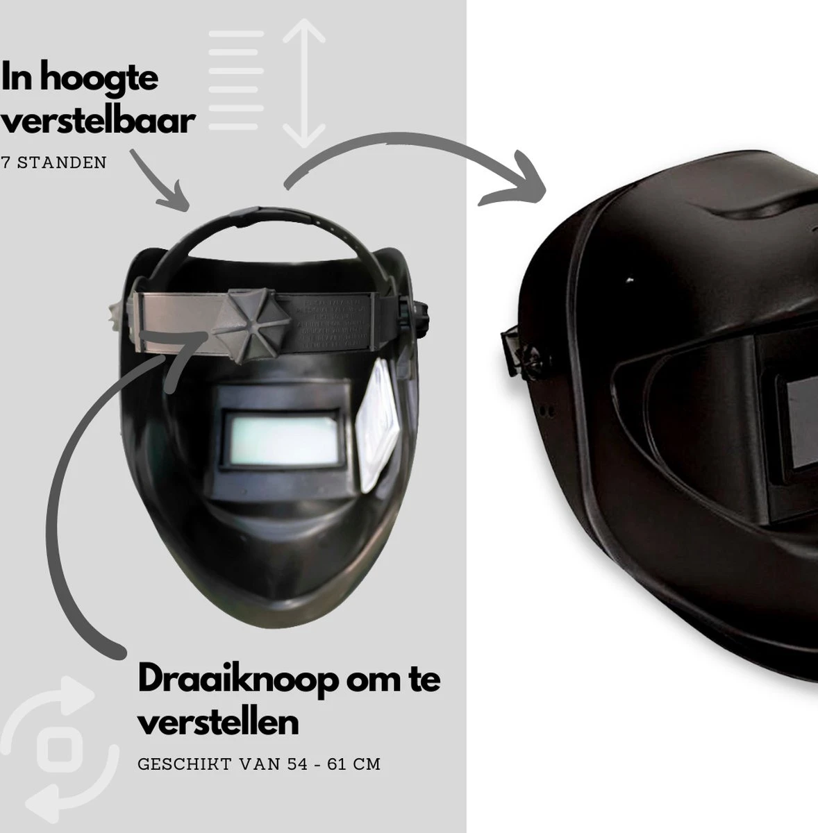 Climax Laskap 405-CPA - Inclusief Draaiknop - Geïntegreerde Zweetband - Lasmasker - Gezichtsbeschermkappen 4 Climax Laskap 405-CPA - Inclusief Draaiknop - Geïntegreerde Zweetband - Lasmasker - Gezichtsbeschermkappen - Afbeelding 4