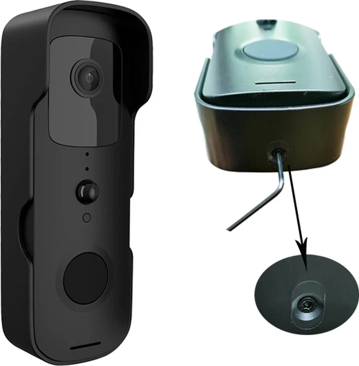 T-ring Smarthome Video Deurbel V3 - Deurbelset - Draadloos - IOS En Android - Zwart (Geen Abonnement Verplichting) (incl. 2 X Oplaadbare Accu Batterijen En Losse Bel.) EXTRA SMAL MODEL ! 18 T-ring Smarthome Video Deurbel V3 - Deurbelset - Draadloos - IOS En Android - Zwart (Geen Abonnement Verplichting) (incl. 2 X Oplaadbare Accu Batterijen En Losse Bel.) EXTRA SMAL MODEL ! - Afbeelding 18