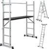 Jago - Steiger - Multifuncitionele Ladder - Ladderrek - Werkblad - Werkplatform - 4 In 1