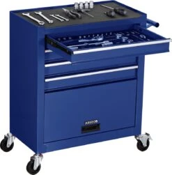 AREBOS Werkplaatswagen Gereedschapswagen Met 4 Laden 1 Kast & Incl Gereedschap -Makita || Merkloos || Stanley Verkoopwinkel 1180x1200 8