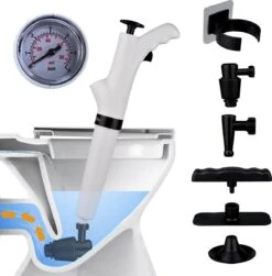 Rostem Afvoer Ontstopper - Toilet Ontstopper - Hogedruk Ontstopper - Wasbak Ontstopper - Wit