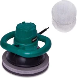 VONROC Excentrische Polijstmachine 120W – Ø240mm – Incl. 2 Polijsthoezen Met Opbergtas
