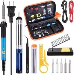 Dekko Tools Soldeerbout Station - Soldeerset 14-delig - Verwisselbare Opzetstukken - Houtbrander - Regelbaar 200-450°C- 60W -Makita || Merkloos || Stanley Verkoopwinkel 1185x1200 9