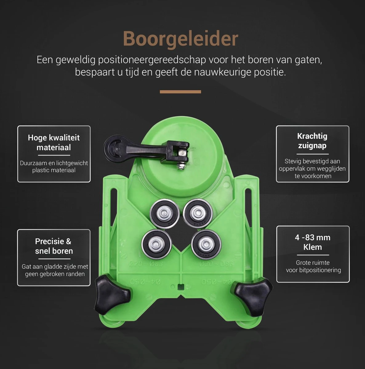 Breskol Tegelboren - Diamantboren + Boorgeleider + 70mm + 75mm Gaten Boorset - Boren - Diamant Boor Geleider - Diamantboor - Diamantborenset - Tegelboren 4 Breskol Tegelboren - Diamantboren + Boorgeleider + 70mm + 75mm Gaten Boorset - Boren - Diamant Boor Geleider - Diamantboor - Diamantborenset - Tegelboren - Afbeelding 4