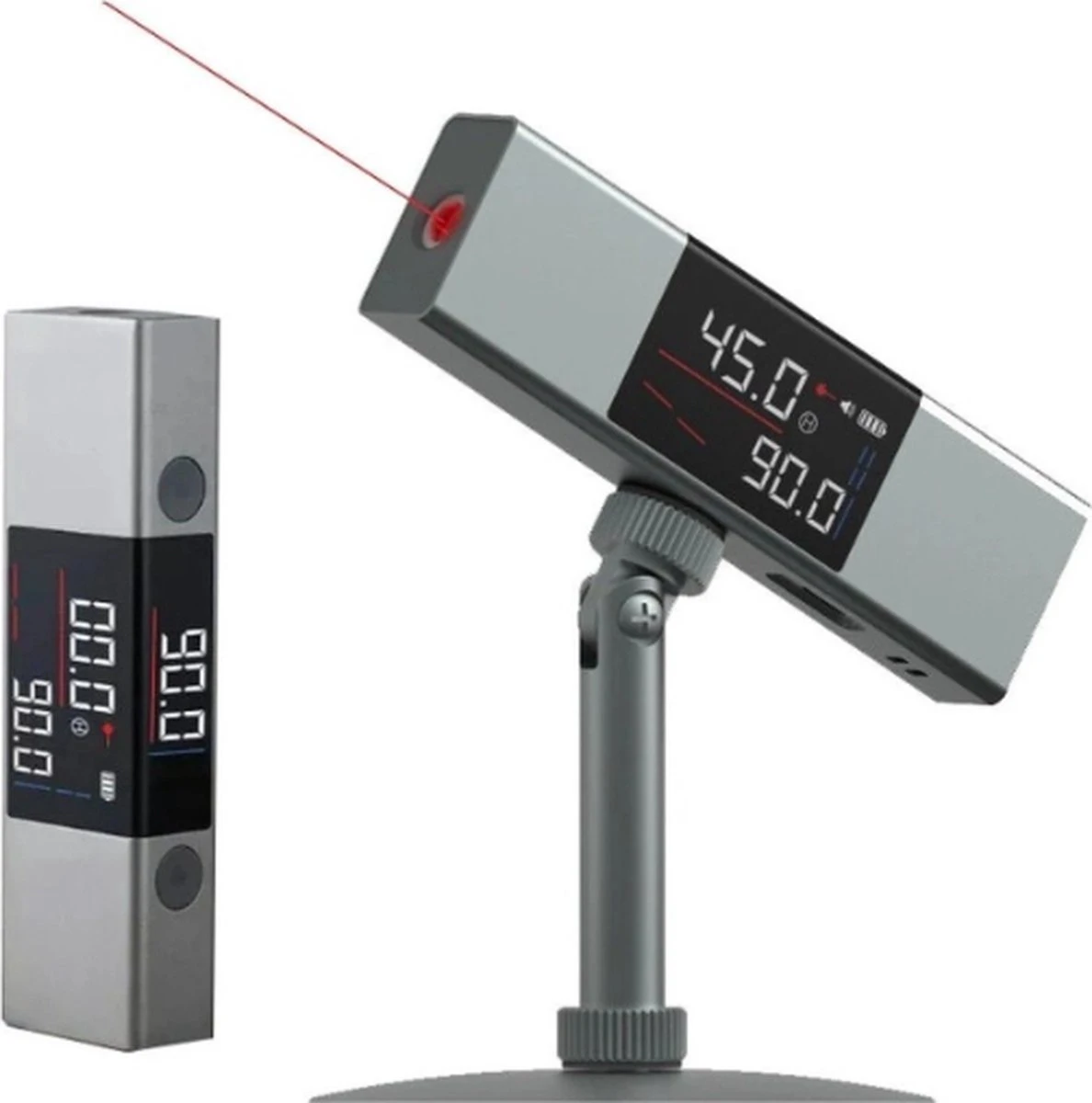 Dokx - 2 In 1 Dubbele Laser Gradenboog Liniaal - Inclusief Statief 1 Dokx - 2 In 1 Dubbele Laser Gradenboog Liniaal - Inclusief Statief