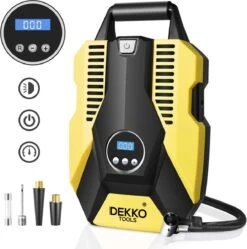 Compressor Bandenpomp 12V Elektrisch - 10,3 Bar – 35L Min Voor Auto, Fiets, Luchtbed, Zwembaden En Kamperen -Makita || Merkloos || Stanley Verkoopwinkel 1189x1200 11