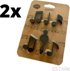 ESTARK® Muziek Magneten - 12 STUKS - Muzikale Magneten - Keukenmagneten - Magneetbord - Magneet - Muzieknoten - Noten - Muziek - Koelkast - Whitebord - Magneetjes - Muziekmagneet -Makita || Merkloos || Stanley Verkoopwinkel 1190x1200 7