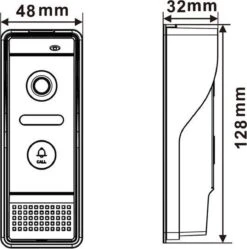 Doorsafe 7100 - Bedrade Deurbel Met Camera, Gratis Opslag Beelden Op SD-kaart -Makita || Merkloos || Stanley Verkoopwinkel 1191x1200 20