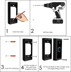 SmarThuis - Hoekbeugel Geschikt Voor Ring Video Deurbel Wired - Hoekbeugel Van 22 Graden - Inclusief Montage Materiaal - Sterk En Milieubewust -Makita || Merkloos || Stanley Verkoopwinkel 1191x1200 21
