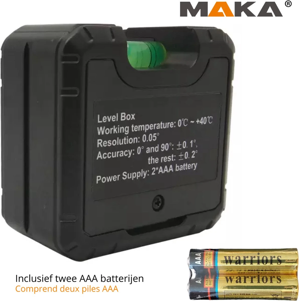 MAKA Digitale Hellingmeter - Hoekmeter - Magnetisch - Incl. Batterijen 3 MAKA Digitale Hellingmeter - Hoekmeter - Magnetisch - Incl. Batterijen - Afbeelding 3