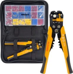 ALDORR Striptang Met 280-delig Accessoireset - 3 In 1 - Striptang - Krimptang - Isoleertang