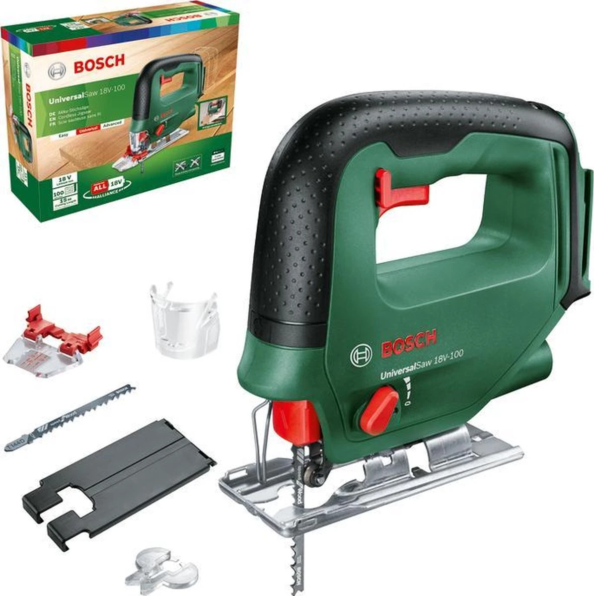 Bosch UniversalSaw 18V-100 Decoupeerzaag - Zonder 18V Accu En Lader 11 Bosch UniversalSaw 18V-100 Decoupeerzaag - Zonder 18V Accu En Lader - Afbeelding 11