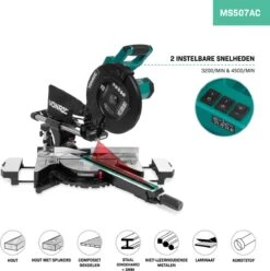 VONROC PRO Afkortzaag - Kapzaag - Verstekzaag – 2200W - Ø255mm – Zaagt Hout, Kunststof En Metaal – Instelbare Snelheid – Zaagcapaciteit 340mm –Verstelbare Tafelverbreders – Trekfunctie – Kantelbaar – Lengtestop - Incl. Zaagblad, Laser & LED 14 VONROC PRO Afkortzaag - Kapzaag - Verstekzaag – 2200W - Ø255mm – Zaagt Hout, Kunststof En Metaal – Instelbare Snelheid – Zaagcapaciteit 340mm –Verstelbare Tafelverbreders – Trekfunctie – Kantelbaar – Lengtestop - Incl. Zaagblad, Laser & LED -Makita || Merkloos || Stanley Verkoopwinkel 1197x1200 18