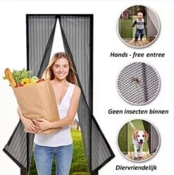 Merkloos Magnetisch Vliegengordijn - 210 X 90 Cm - Horgordijnen - Hordeuren - Deurgordijn -Makita || Merkloos || Stanley Verkoopwinkel 1197x1200 48