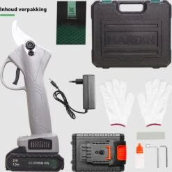 Mardin Elektrische Snoeischaar - Accu Snoeischaar – Elektrische Heggenschaar – Snoeischaar - Inclusief Koffer - Extra Accu - Grijs -Makita || Merkloos || Stanley Verkoopwinkel 1198x1200 14