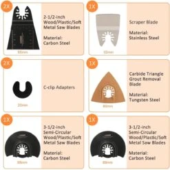CGBOOM Zaagblad - Multitool - Set - 28 Delig - DeWalt - Makita - Milwaukee - Einhell -Makita || Merkloos || Stanley Verkoopwinkel 1198x1200 25