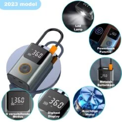 Draagbare Compressor Bandenpomp – 12V Luchtcompressor – Fiets, Auto Tot Camper – Elektrische Fietspomp -Makita || Merkloos || Stanley Verkoopwinkel 1199x1200 11