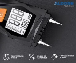 ALDORR Tools - Vochtmeter - Vochtigheidsmeter Voor Hout/wanden/bouwmateriaal - Incl 2x AAA Batterijen - LCD Display -Makita || Merkloos || Stanley Verkoopwinkel 1200x1000 11