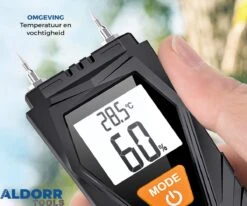 ALDORR Tools - Vochtmeter - Vochtigheidsmeter Voor Hout/wanden/bouwmateriaal - Incl 2x AAA Batterijen - LCD Display -Makita || Merkloos || Stanley Verkoopwinkel 1200x1000 13