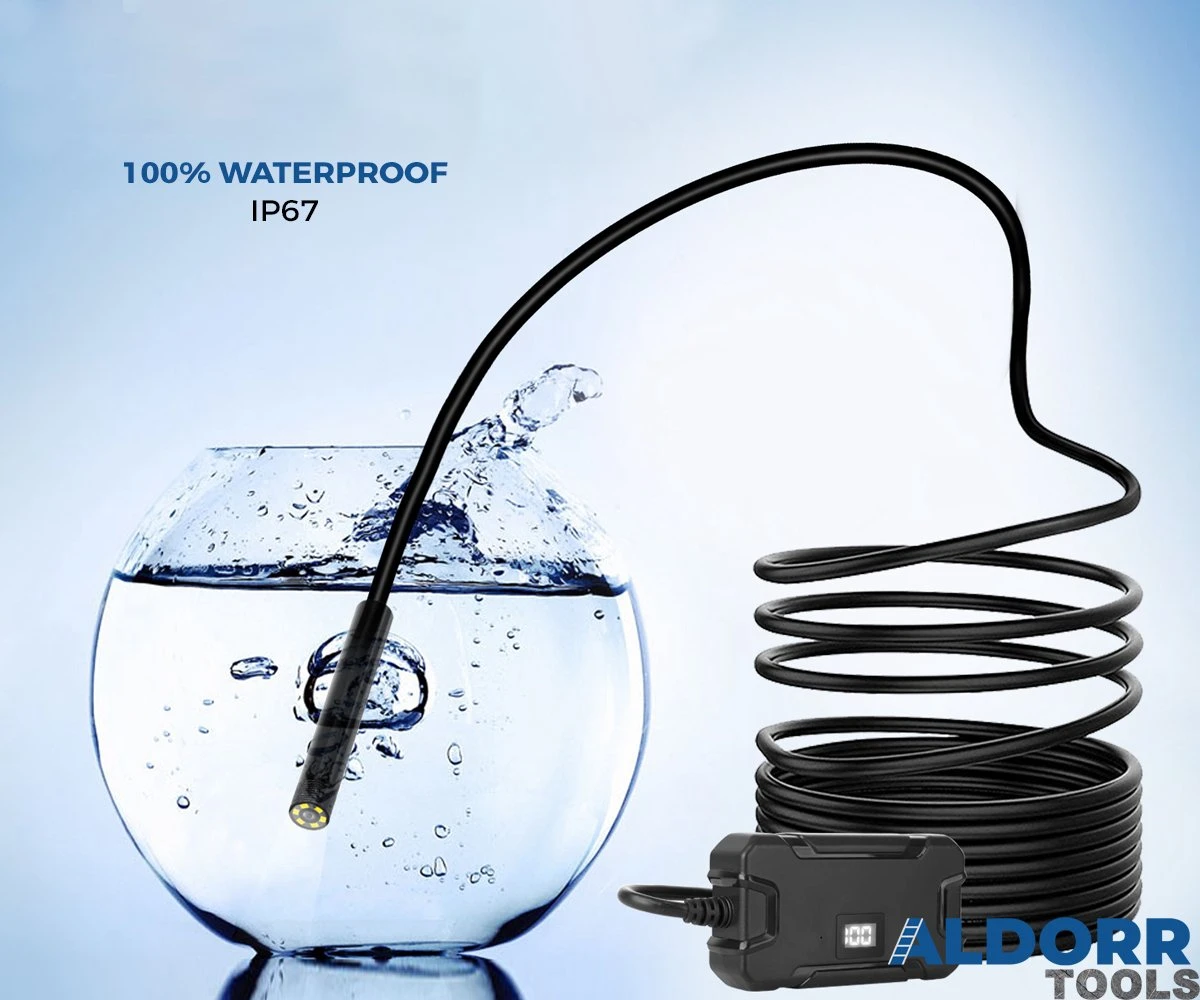 ALDORR Tools - Inspectiecamera 5M - Android/IOS - IP68 Waterdicht - 1080P HD - Endoscoop - Inspecteren Met Telefoon 7 ALDORR Tools - Inspectiecamera 5M - Android/IOS - IP68 Waterdicht - 1080P HD - Endoscoop - Inspecteren Met Telefoon - Afbeelding 7