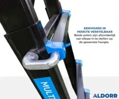 ALDORR Professional - Multiladder Uitschuifbare Vouwladder 4x4 - 4,00 Meter -Makita || Merkloos || Stanley Verkoopwinkel 1200x1000 29