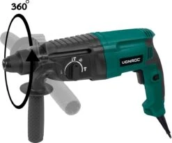 VONROC Boorhamer 800W – 3 Joule – SDS Plus – 4 Functies – Incl. Tandkransboorkop En Accessoires -Makita || Merkloos || Stanley Verkoopwinkel 1200x1000 33