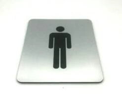 Deurbordje - WC Bordje - WC - Toiletbord - Bordje - RVS Look - Pictogram – Heren Dames – Man - Vrouw – Set Van 2 - Zelfklevend – 10 Cm X 12 Cm X 1,6 Mm - 5 Jaar Garantie -Makita || Merkloos || Stanley Verkoopwinkel 1200x1003 11