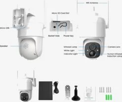 Vicohome CQ1 - Buiten Camera - Zonnepaneel - Accu Camera - Gratis Cloud - Uniek - Wifi Camera - Beveiligingscamera - 3 Jaar Garantie - Eufy -Makita || Merkloos || Stanley Verkoopwinkel 1200x1005 19